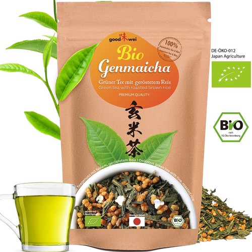 Genmaicha bio reistee 250g - genmaicha,