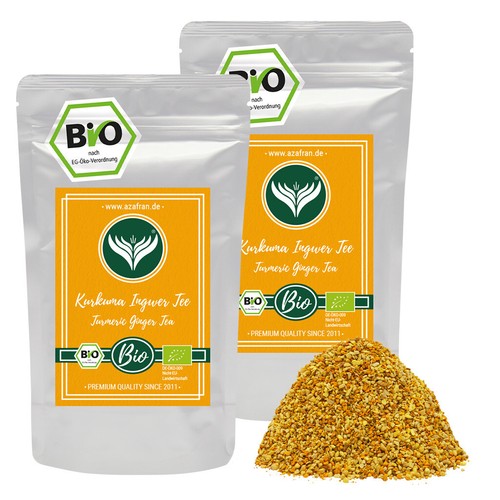 Bio kurkuma ingwer tee - kurkuma,