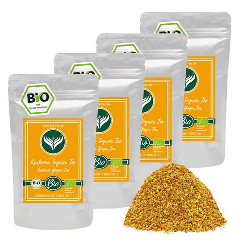 Bio kurkuma ingwer tee - kurkuma,