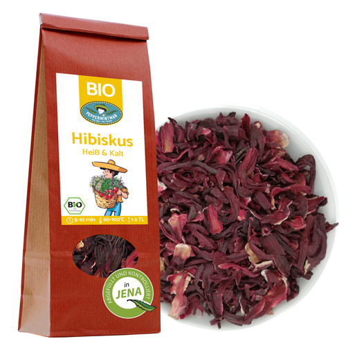Bio rote hibiskusblüten 100 - rote,