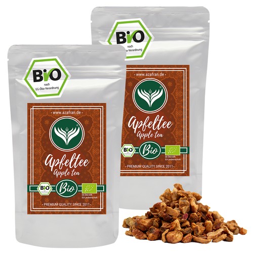 Bio apfeltee lose 500g - apfeltee, –