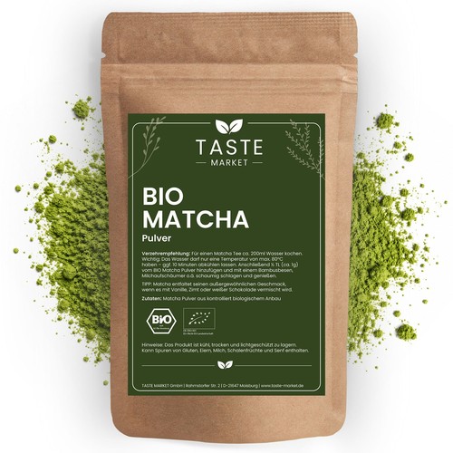 Bio matcha pulver - 1, |